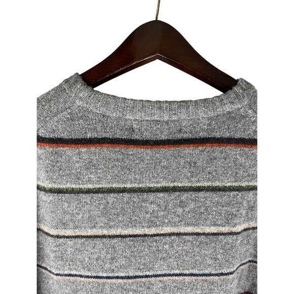 VTG Grandpa Weatherproof 100% Wool Striped Pullover Sweater, Men's Xtra Large - Picture 10 of 14